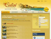 Tablet Screenshot of calizimmo.com